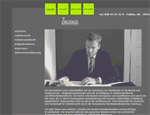 Tablet Screenshot of kanzlei-zernisch.de
